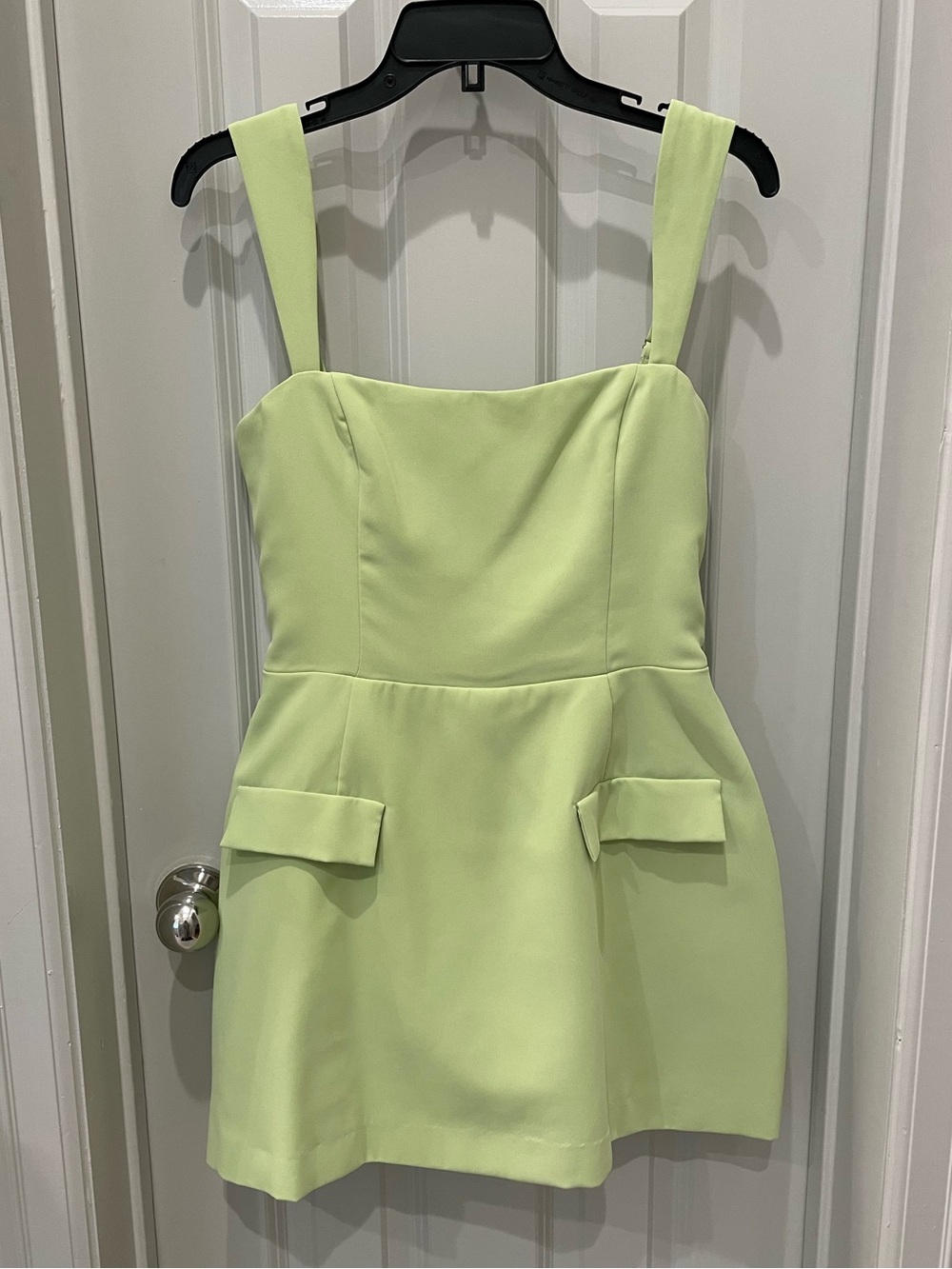 Amanda Uprichard Bethany Romper in Lime